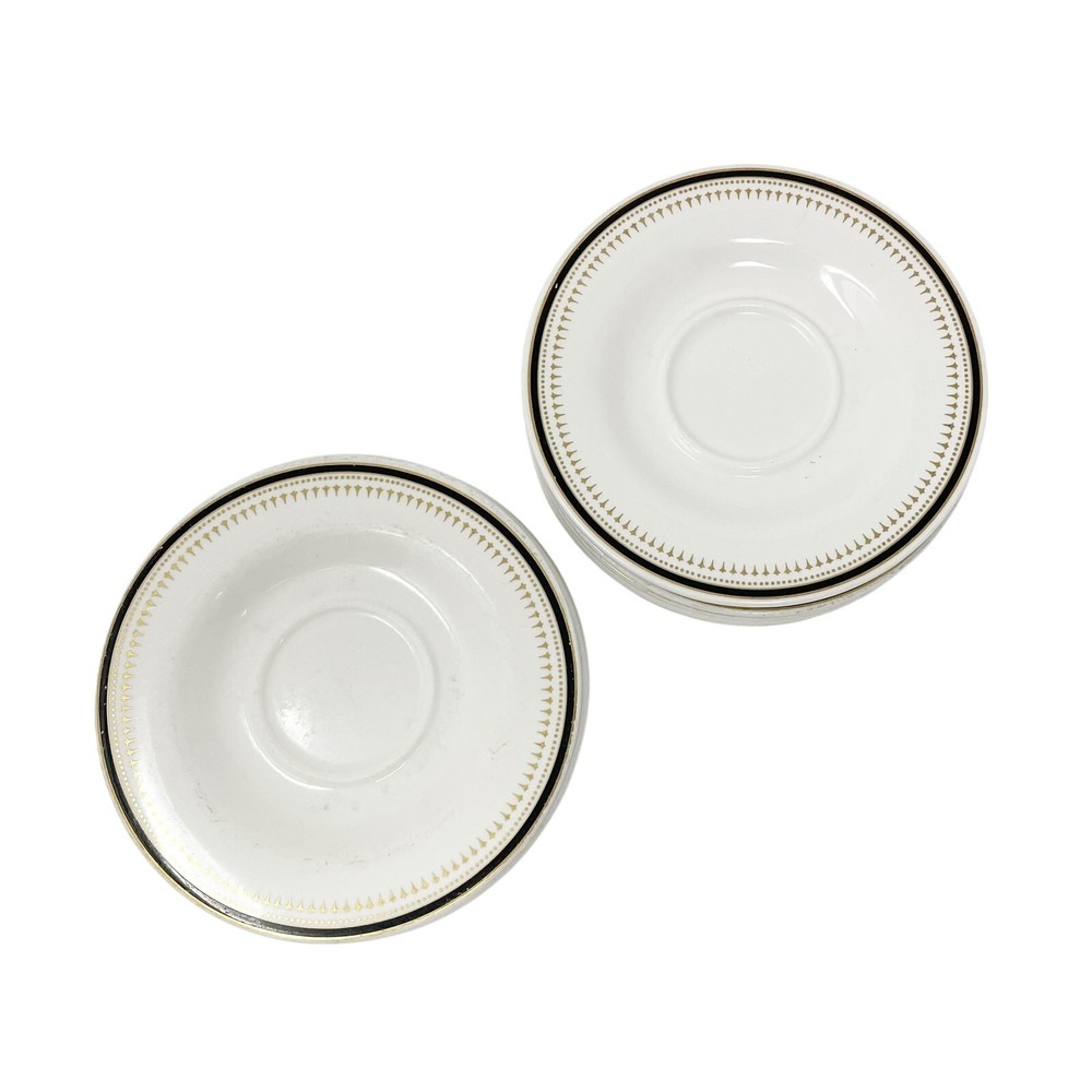 Syracuse China Restaurant Ware Bread Plate Saucer Set of 10 Syralite USA 19-A